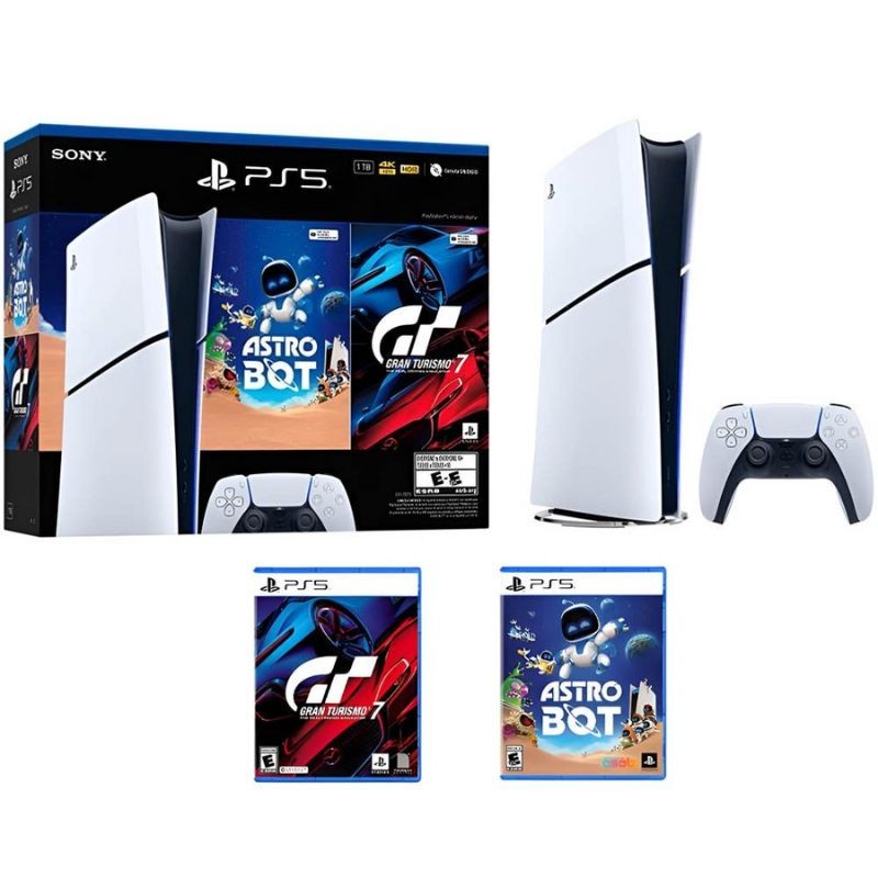PlayStation 5 Slim 825GB Digital Astro Bot + Gran Turismo 7