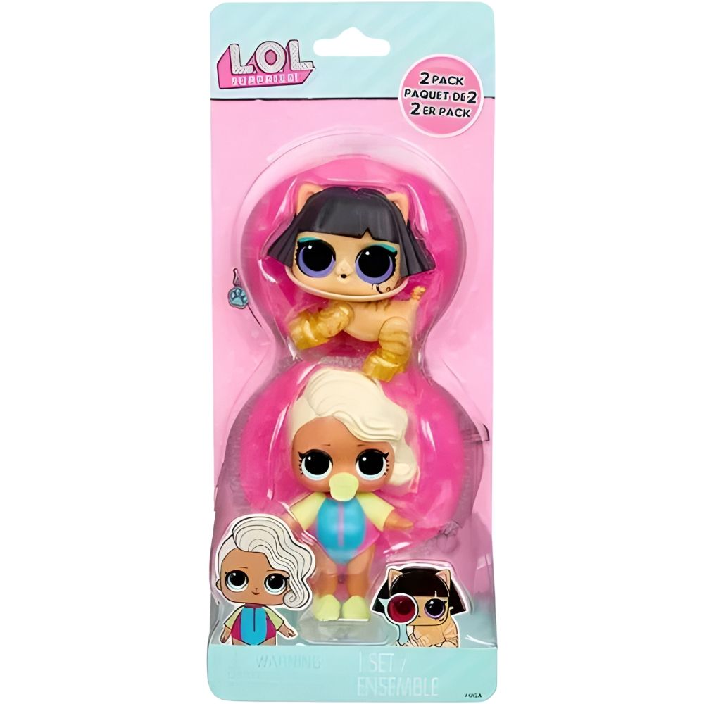 Muñeca Lol Surprise Pack X 2: (Surfer Babe + Ancient Meow)