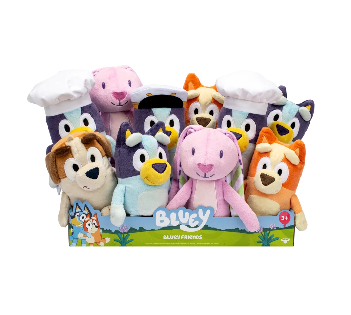 Bluey peluches C/sombrero surtidos de 20 cm
