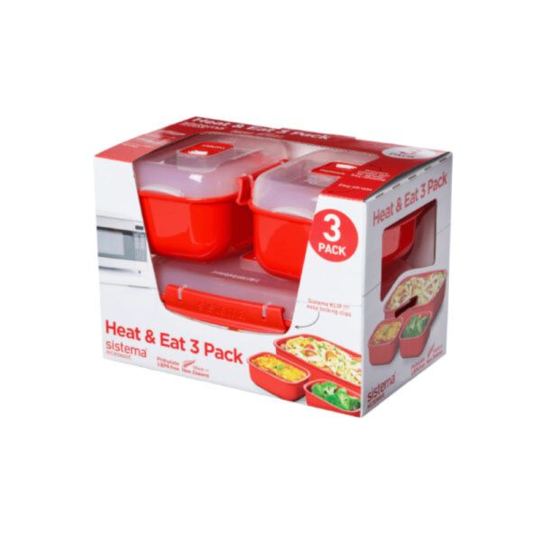 Pack Sistema De 3 Unidades Heat & Eat