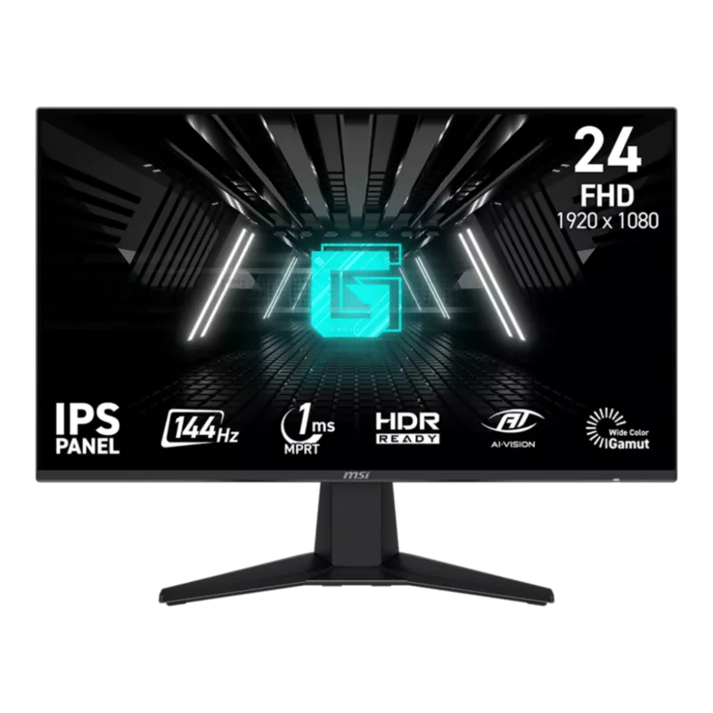 Monitor Gamer MSI G242L E14 23.8" FHD 144Hz 1ms IPS FreeSync