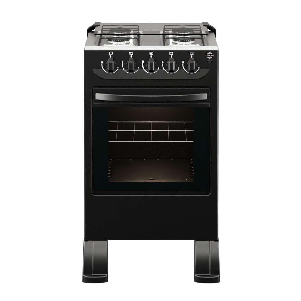COCINA JAM ESTANDAR 4 HORNALLAS NEGRO