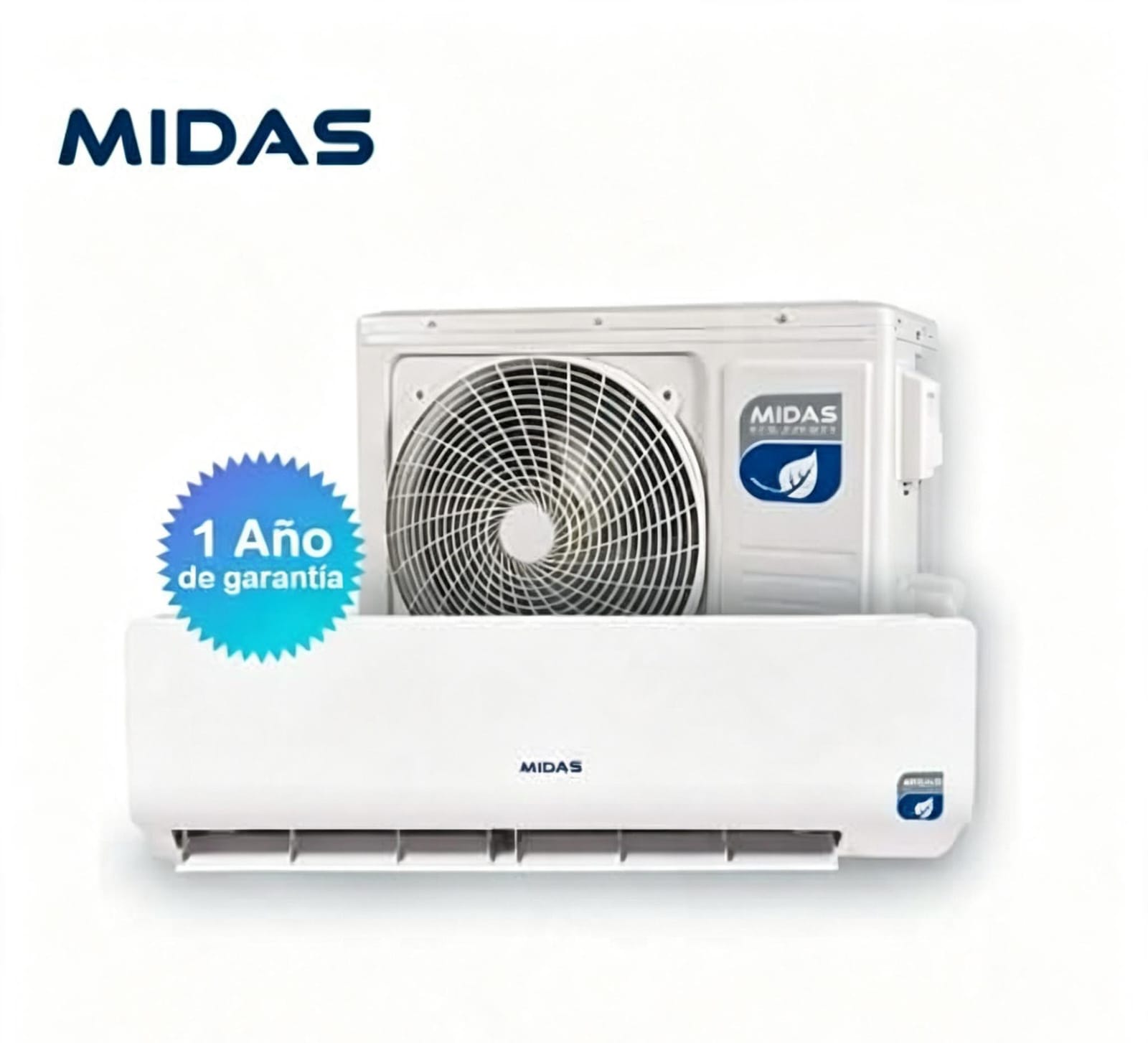 AIRE ACONDICIONADO MIDAS 12.000BTU