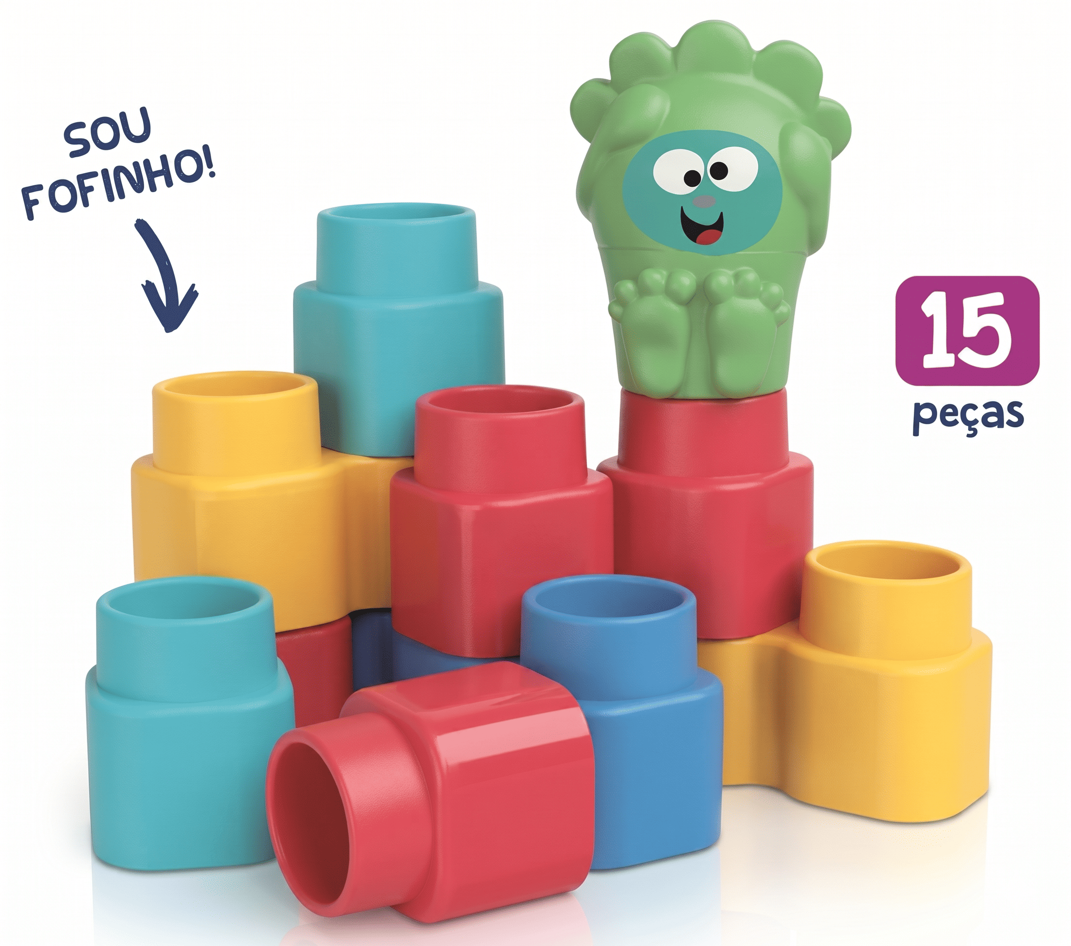Bloques para armar 15 piezas