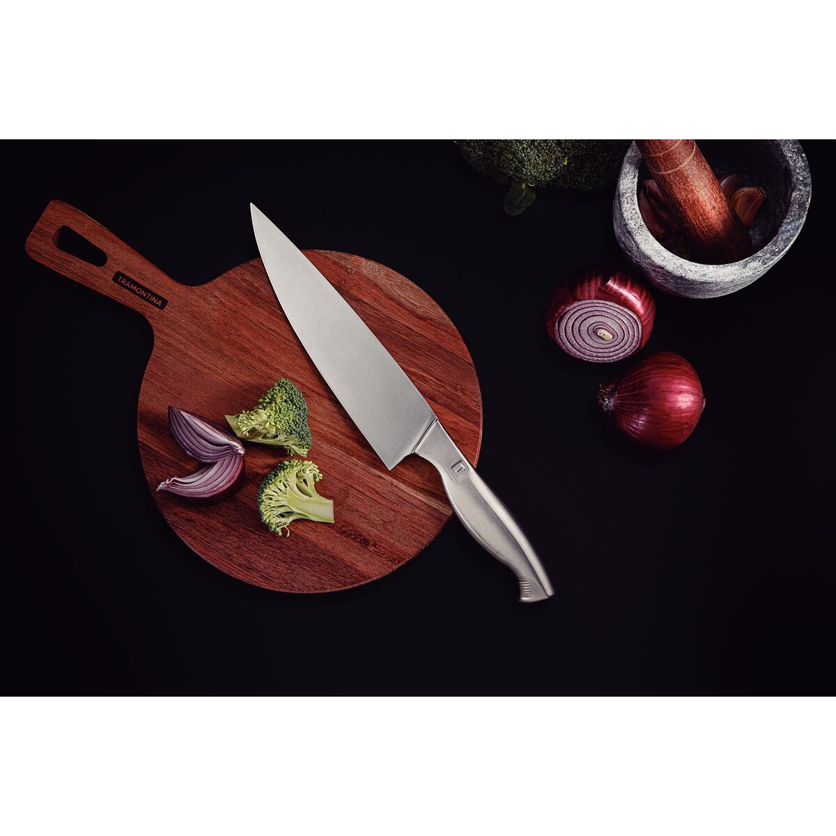 Cuchillo Chef 8" En Acero Inoxidable Sublime Tramontina — foto 2