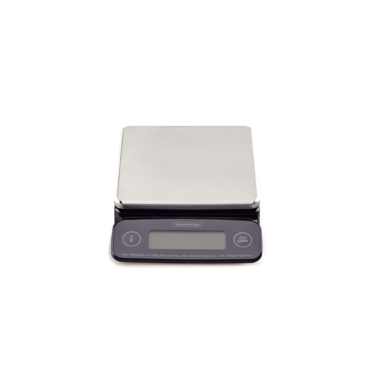 Balanza Digital De Alta Precisión Para Cocina Tramontina Adatto Con Base De Acero Inoxidable