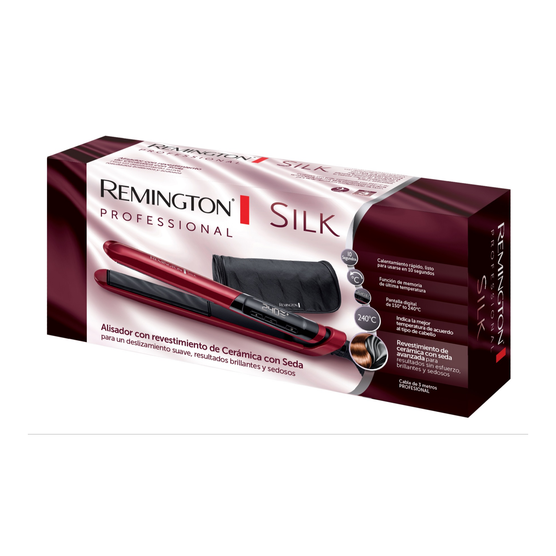 PLANCHITA DE PELO REMINGTON SILK - S-9600