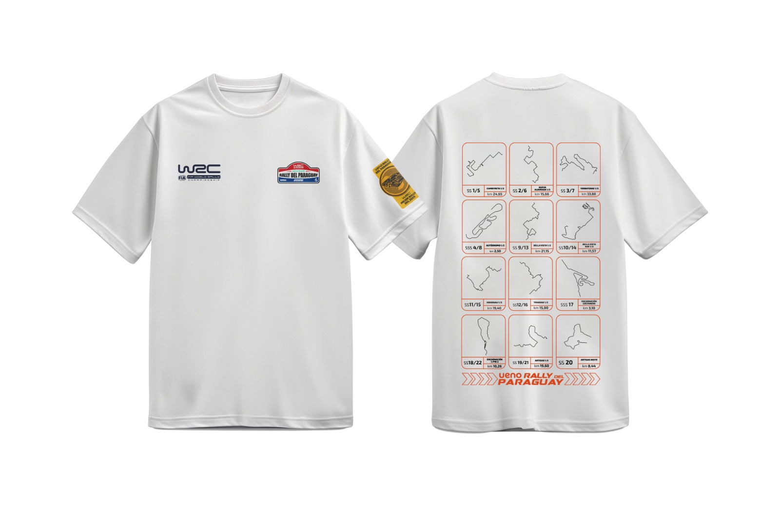 Remera algodon mundial rally/26 - Blanco