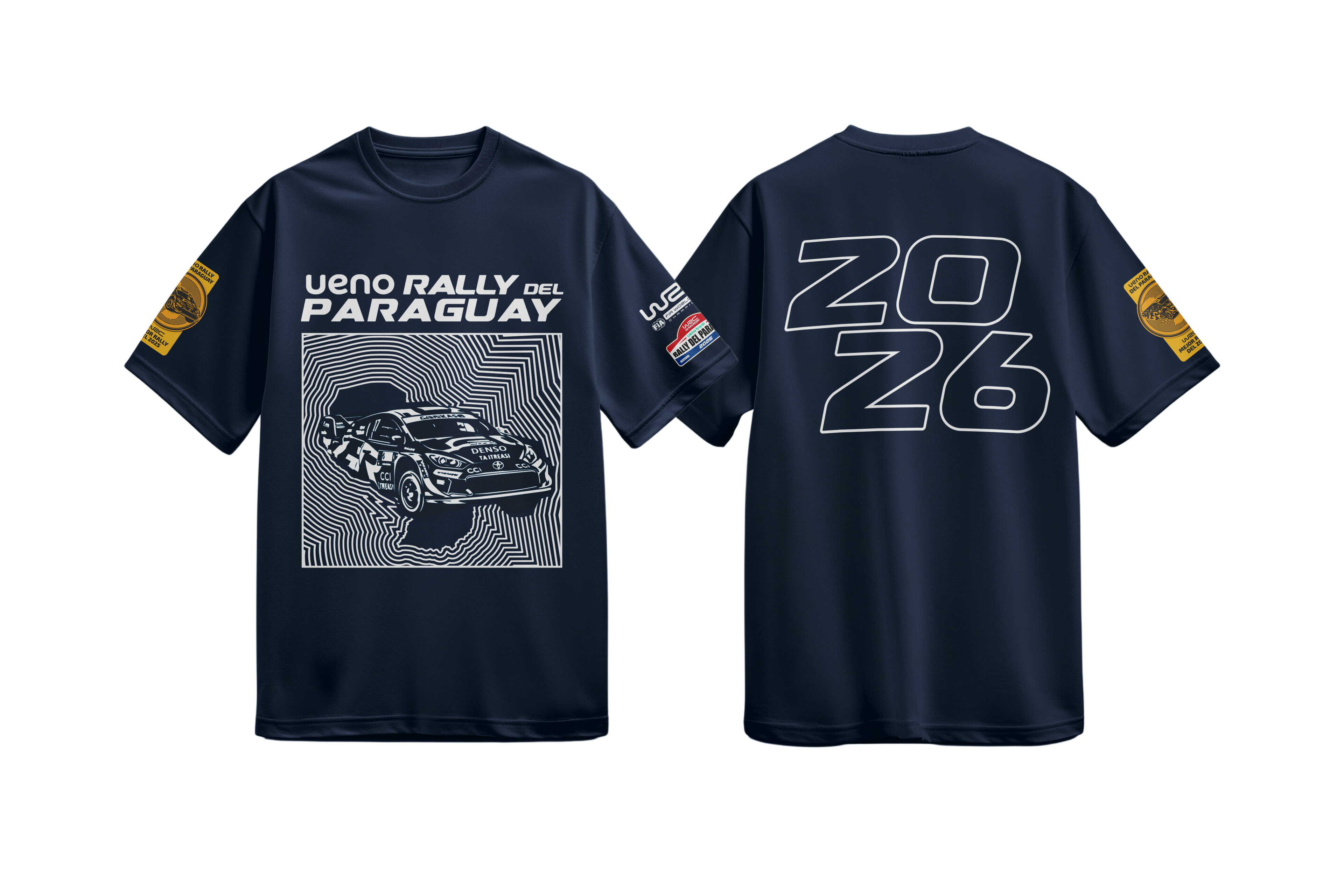 Remera algodon mundial rally/26 - Azul Marino