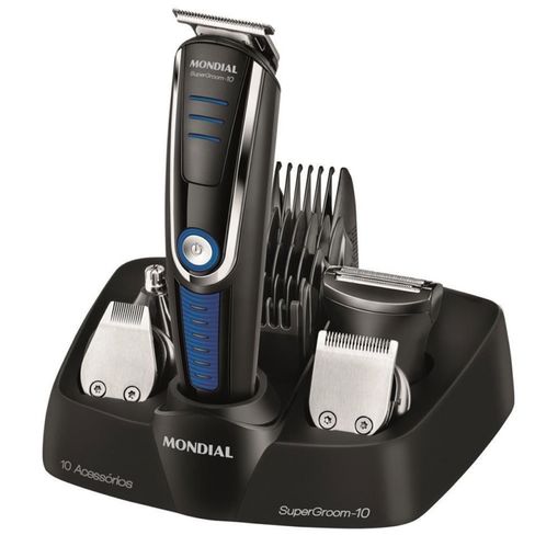 Corta Pelo Mondial Super Groom BG-03 - Negro