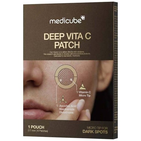 Parches de tratamiento medicube Deep Vita C Patch 1 Pouch - 6 parches