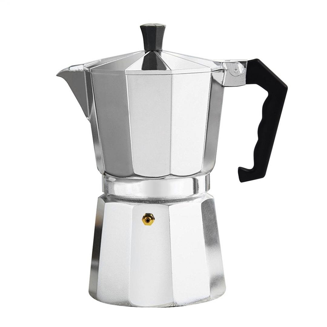 Cafetera Varenna Italiana aluminio 6T + Set Varenna 2 vasos