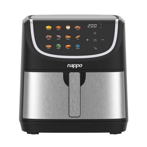 Freidora Nappo sin aceite digital 8 lts negra NEF-242