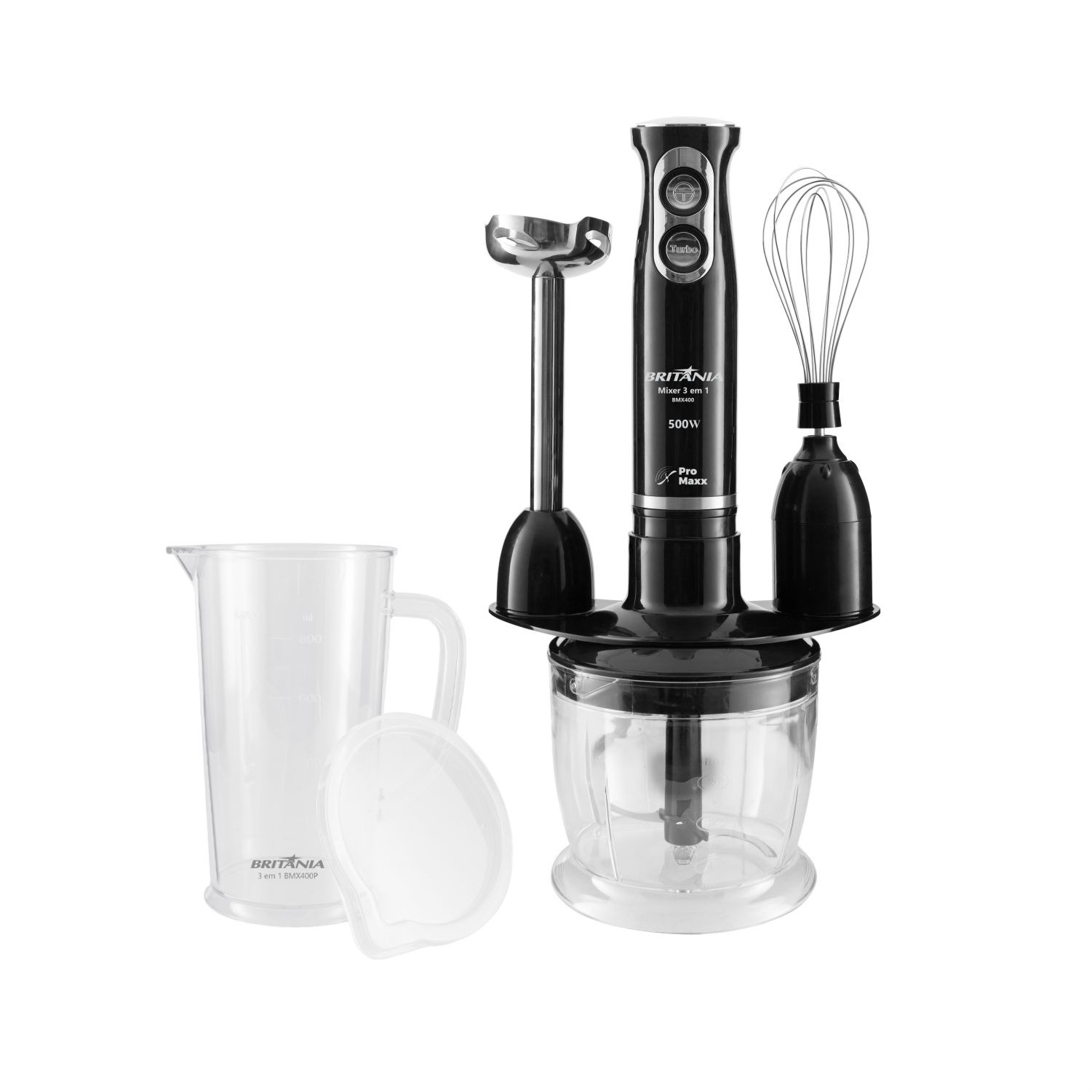Mixer Britania 500w 3 en 1 BMX400P