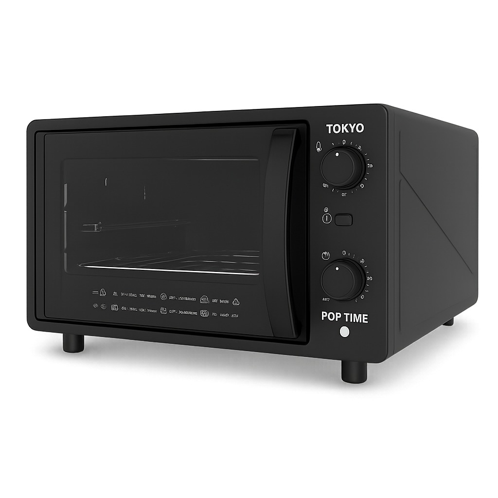 Horno Tokyo eléctrico Pop Time negro 45L c/timer 1700W T3468