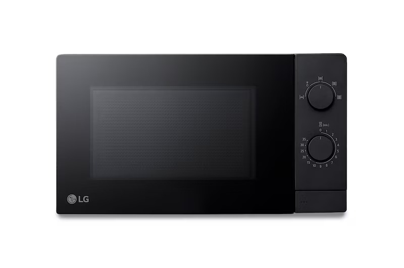 Microondas LG 20 litros negro modelo MS2082F