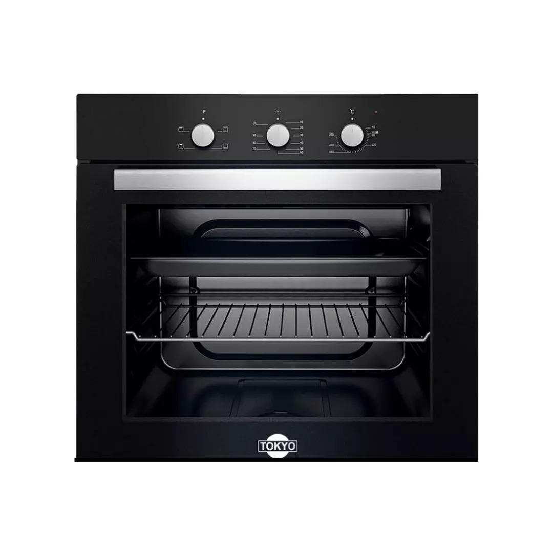 Horno Tokyo eléctrico empotrable Zara 60L negro c/convector
