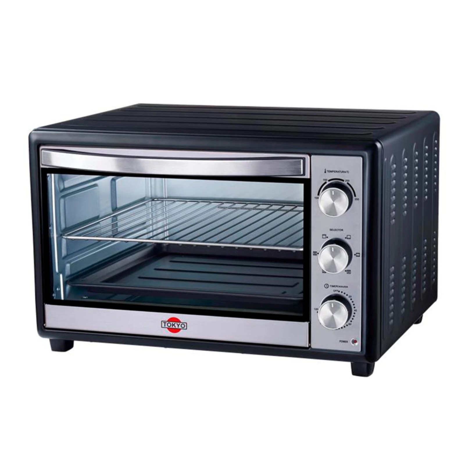 Horno Tokyo eléctrico Listo Plus 56 litros negro T3452