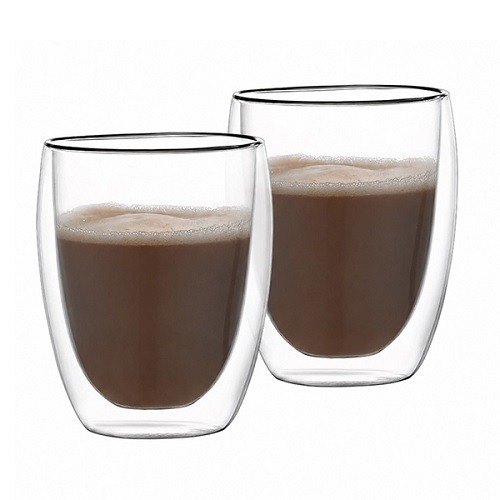 Set 2 vasos Varenna doble pared 350ml borosilicato V8035-T2