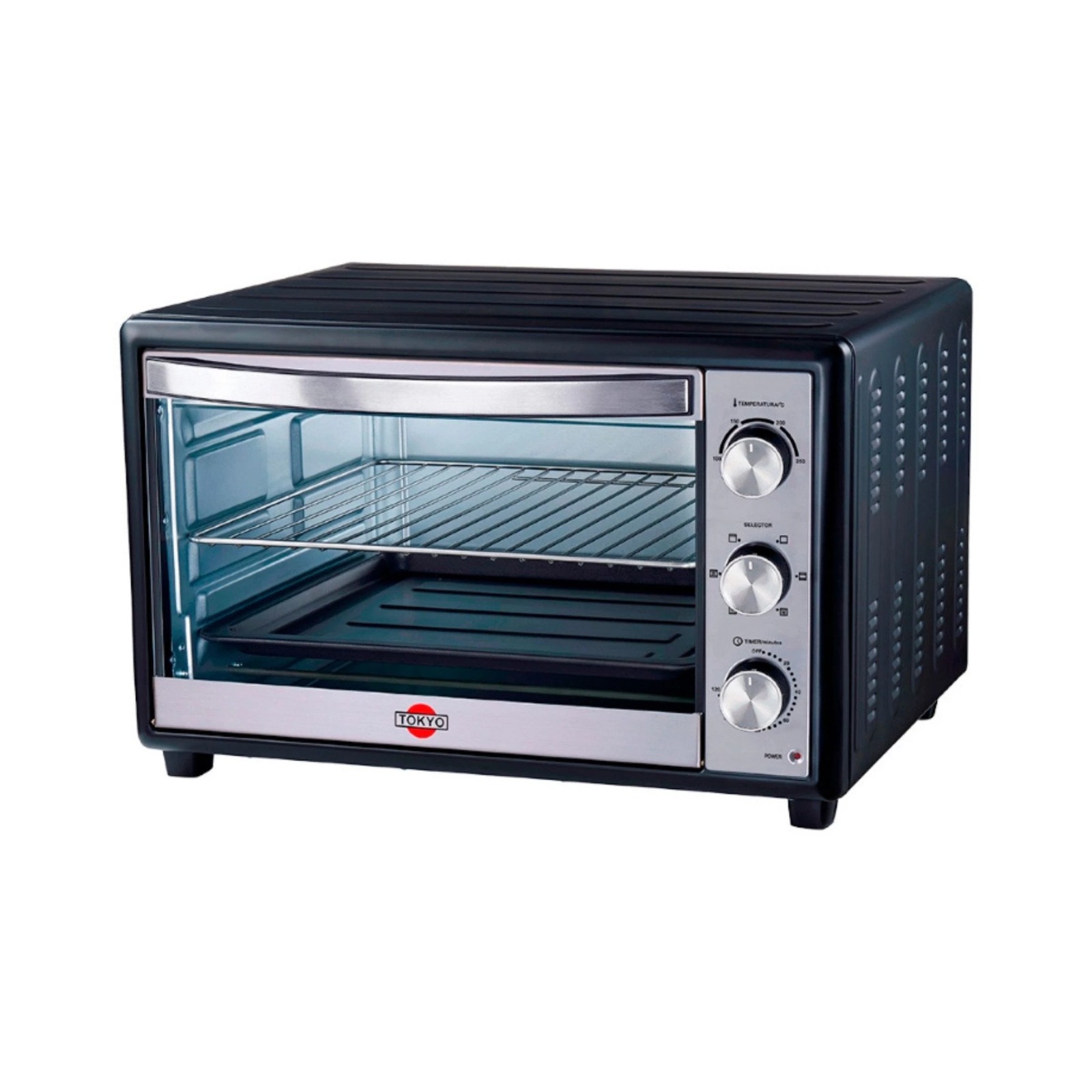 Horno Tokyo eléctrico Listo Plus 66L negro T3453