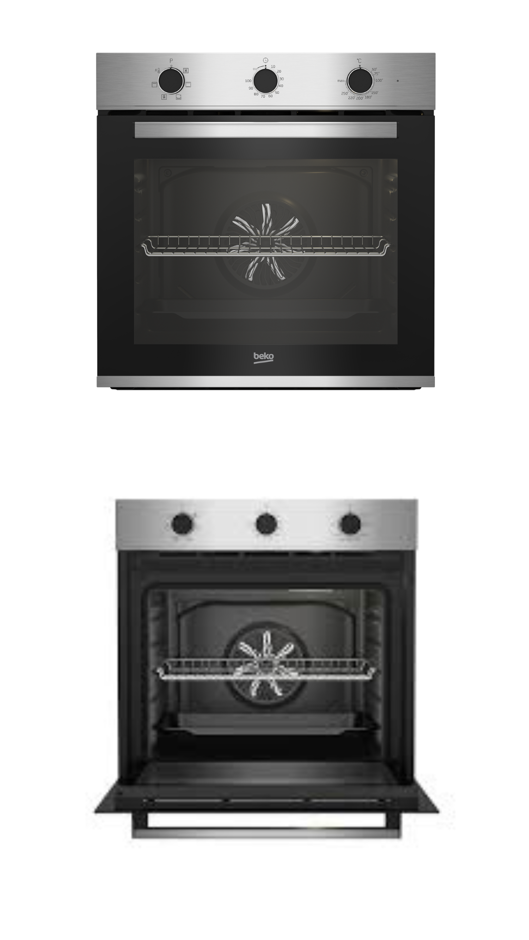 Horno Beko empotrable 66 litros Inox BBIE12100XD