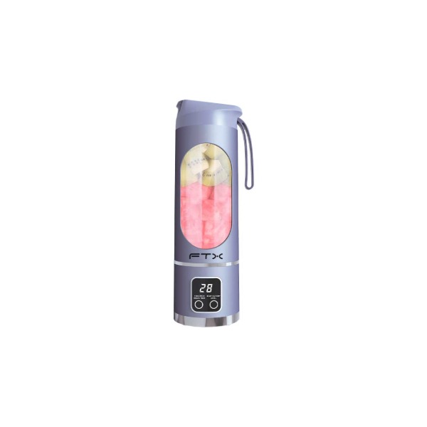 Licuadora FTX portátil 25w recarg 3 func morado PB-PR 127134