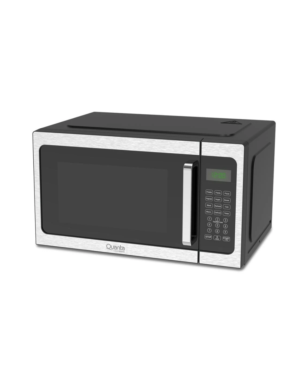 Microondas Quanta 30lts digital negro modelo QTMD30