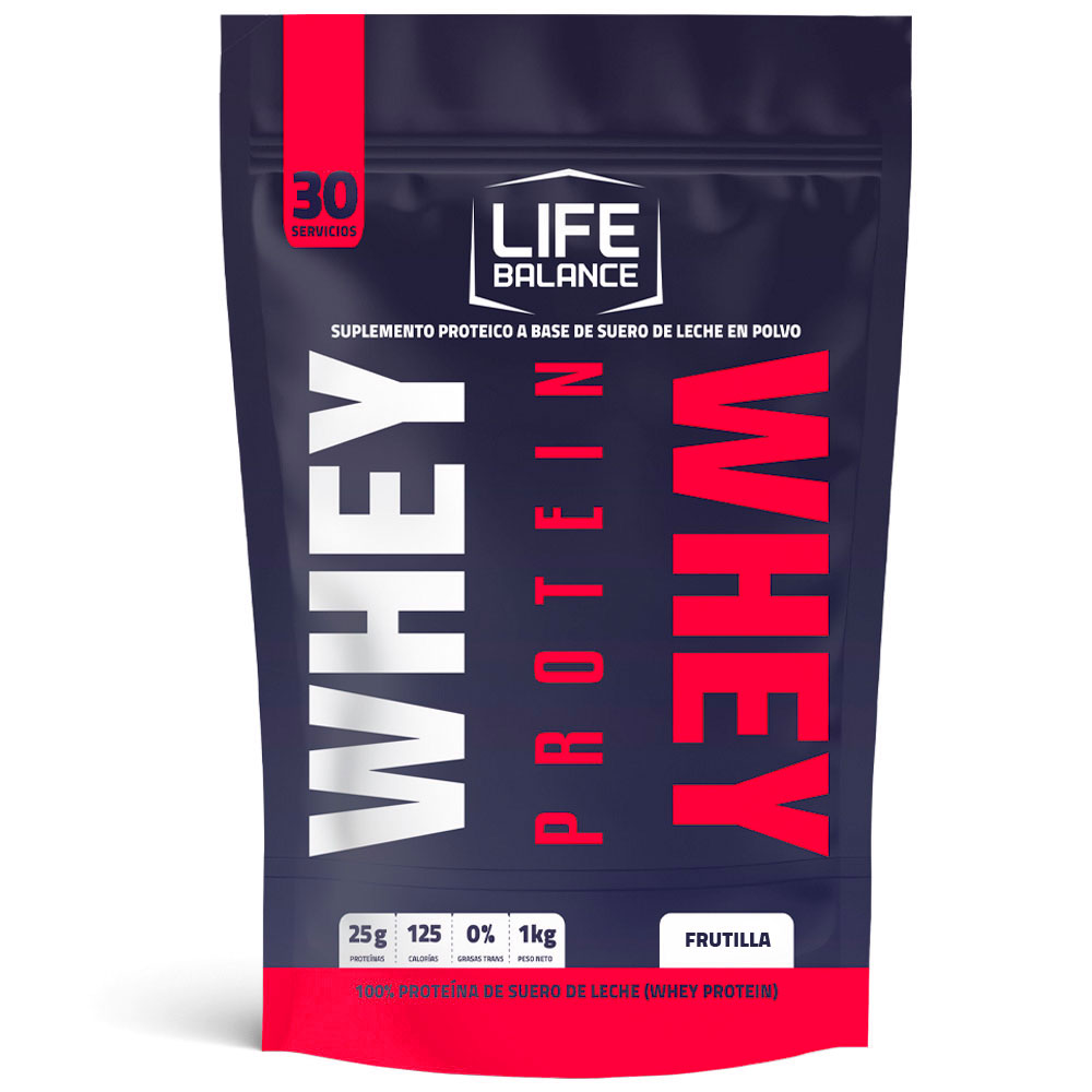 Proteína Whey Life Balance Frutilla - 1 kg