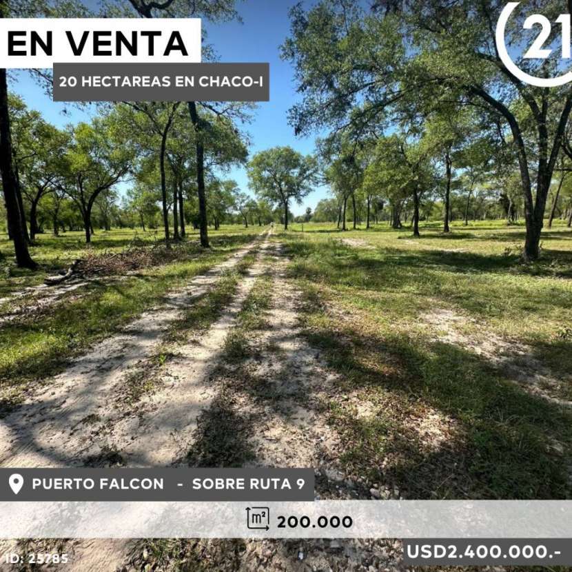 Imagen 1 de Terreno rural 20 hectáreas en Chaco’i id 25785