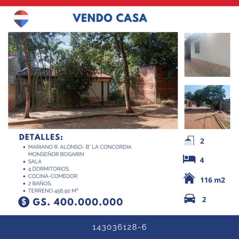 Imagen 1 de Casa en Mariano Roque Alonso zona Aeropuerto
